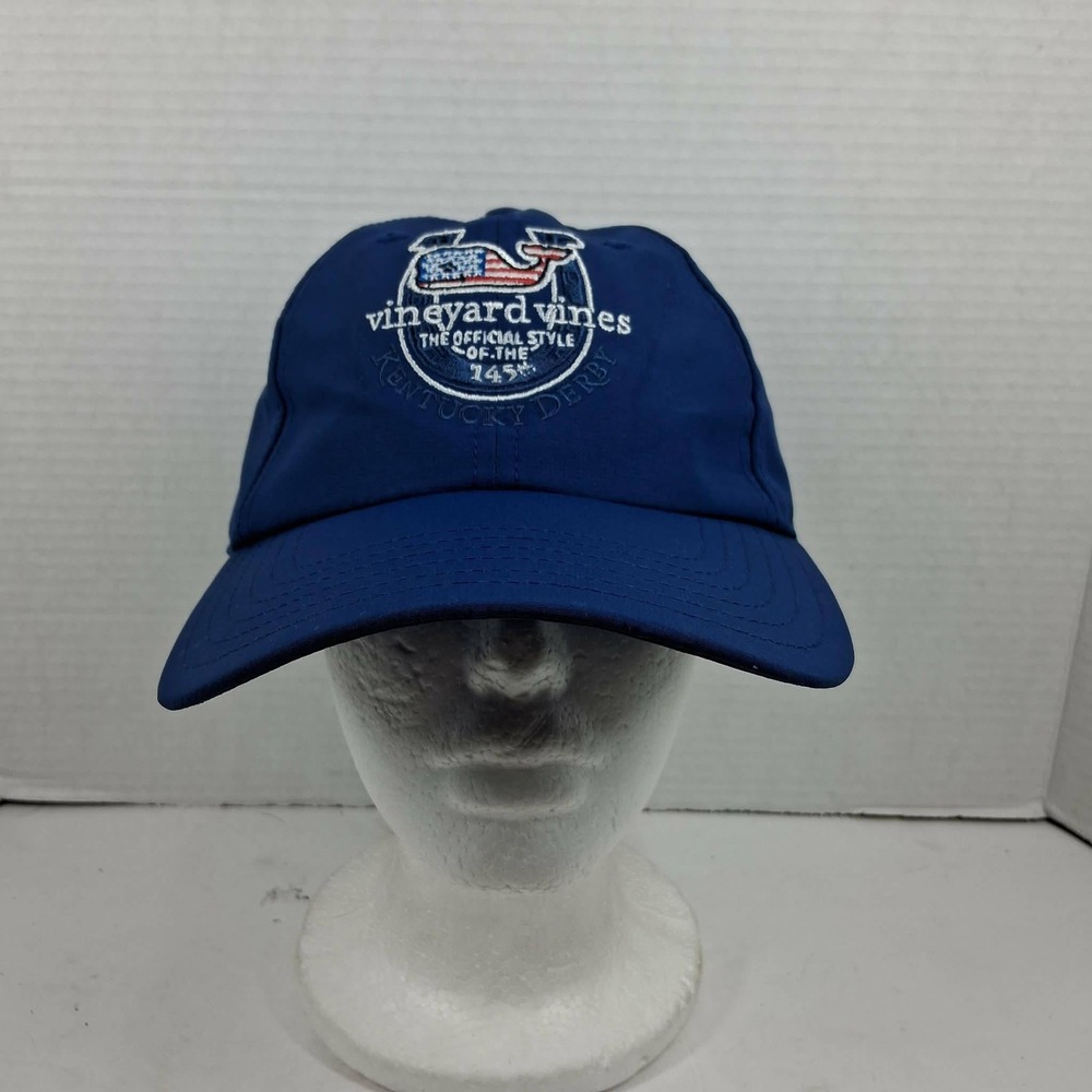 Vineyard Vines Kentucky Derby 145th Performance Baseball Cap Navy 1F000092-410